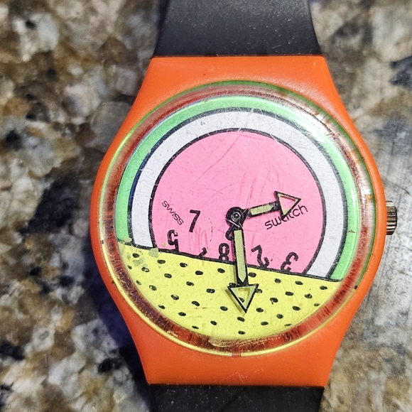 K haring Vintage collector item pop Art swatch watch